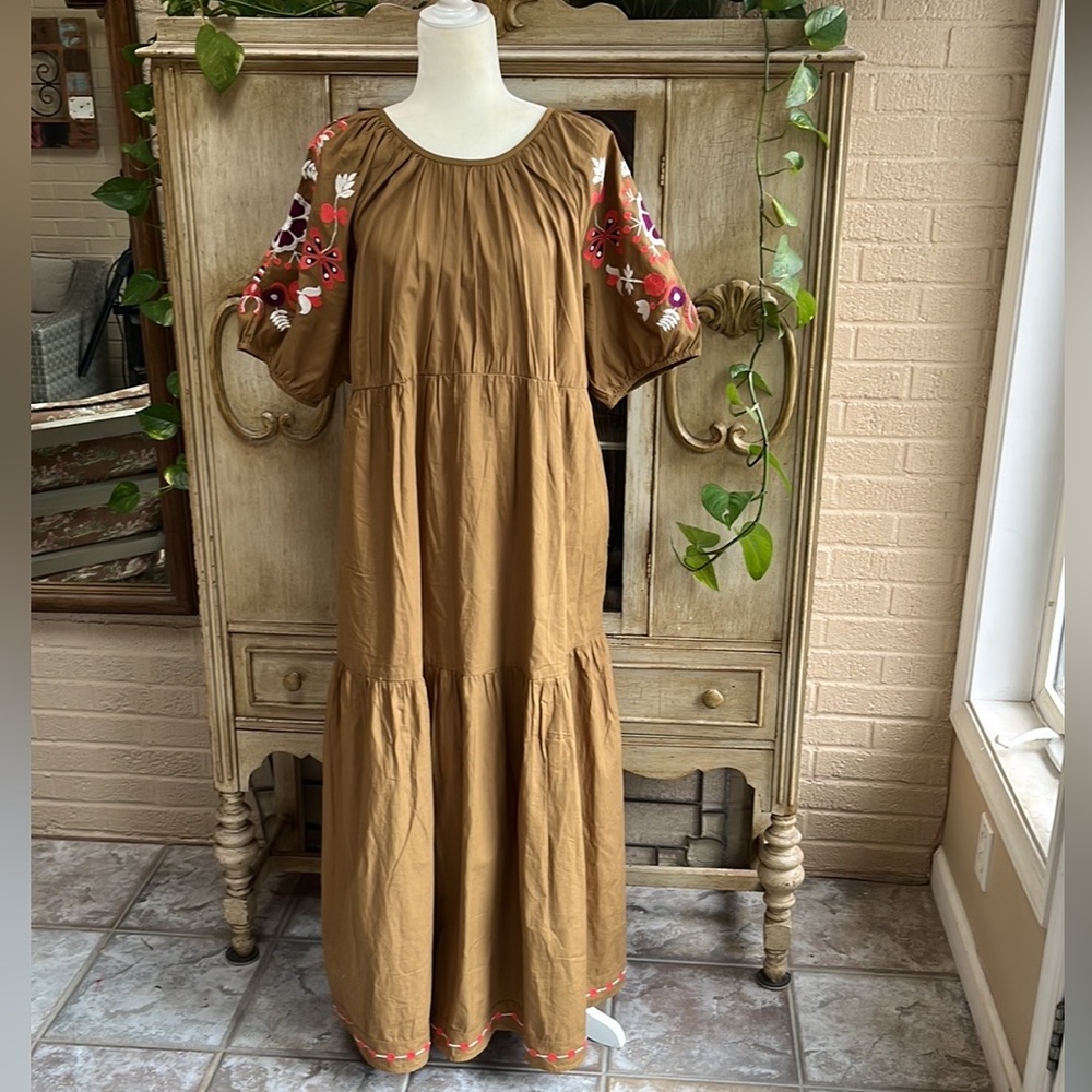 Anthropologie Letmebe Maxi Dress